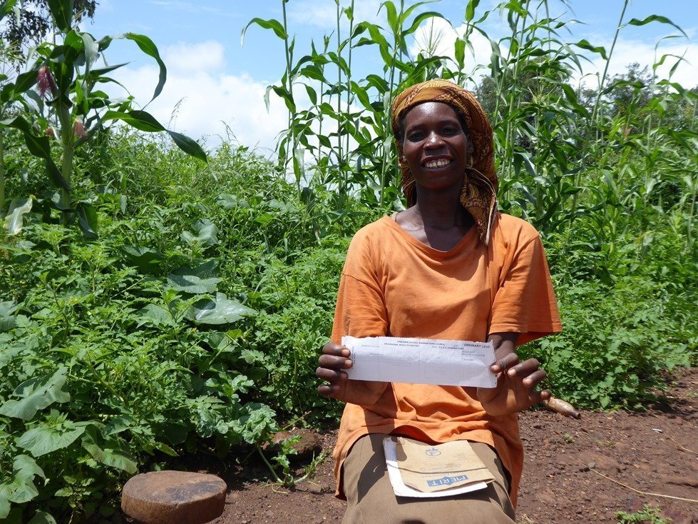 Student Shuvai Mashiri uses cash from CARE to buy goats to feed her family in rural Zimbabwe